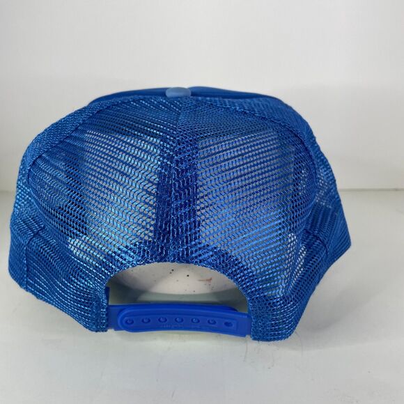 Hurley Team Safety and Service Vintage Trucker Snapback Hat Blue - Picture 5 of 7